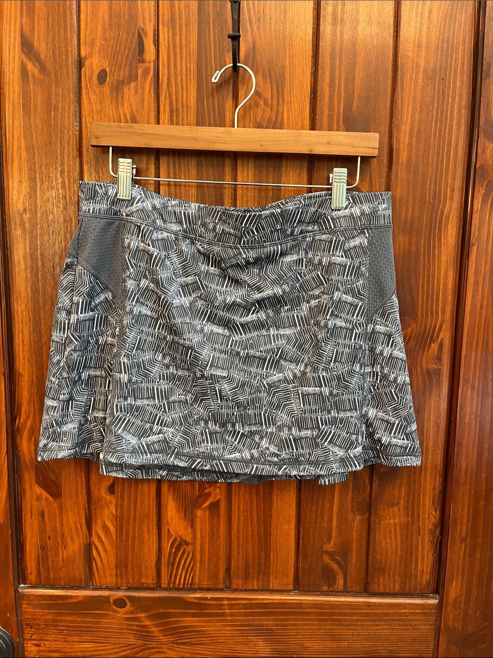Champion Gray Patterned Circle Skirt